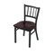 Holland Bar Stool Co 610 Contessa 18" Chair with Pewter Finish and Dark Cherry Maple Seat 61018PWDCMpl - alternate 1